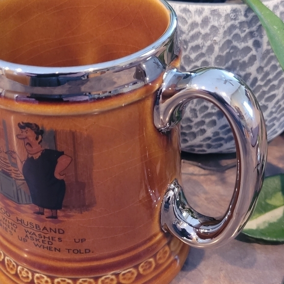 VINTAGE LORD NELSON POTTERY Bundle "Good Husband" "Silent Night" Steins, 1970/72 - Picture 6 of 16